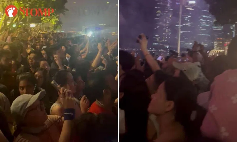 crowd at marina bay during ndp preview show