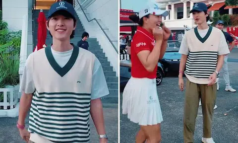 Song Joong-ki gets hearts racing as he swings into action at Sentosa