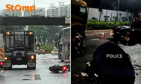 Family of 61-year-old motorcyclist killed in hit-and-run on AYE seeks eyewitnesses, dashcam footage