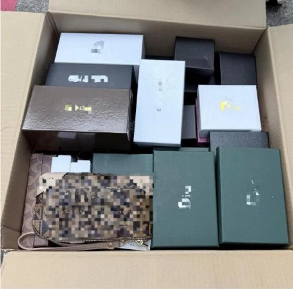 counterfeit goods seized by police