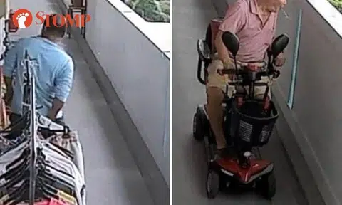 An Ang Mo Kio resident alleged that one neighbour threw her laundry downstairs and another in a wheelchair spat in front of her flat.