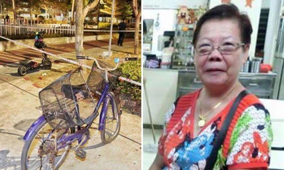 Madam Ong Bee Eng has been warded at Changi General Hospital's Surgical Intensive Care Unit and is currently on life support. PHOTOS: SHIN MIN DAILY NEWS, COURTESY OF MR NG CHIN KHAI