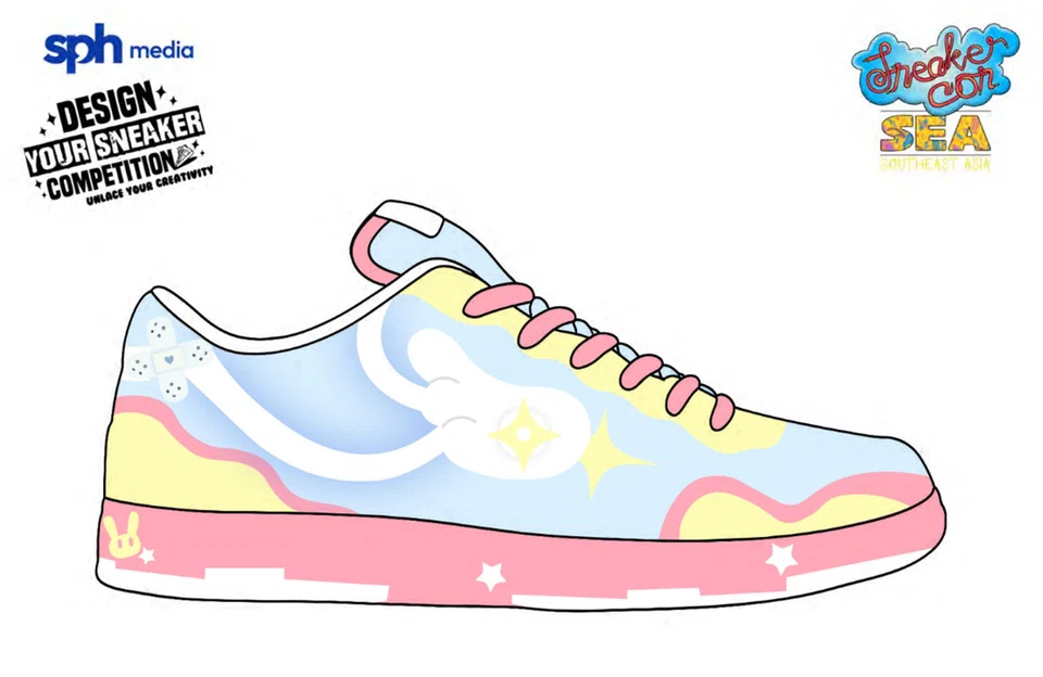 dlsneaker05 - Design 4 submitted by Chong Qian Hui Credit: Design Your Sneaker Competition