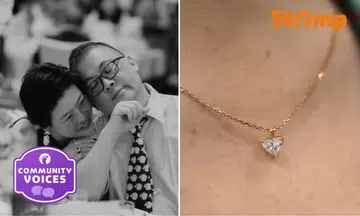 ashes diamond necklace