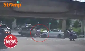 2 taken to hospital after car and lorry collide in Tampines