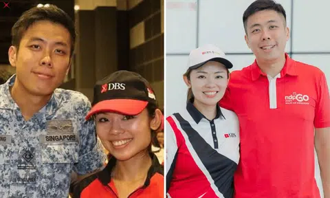 She signed up to march for SG50 -- and found her 'devastatingly handsome' future husband