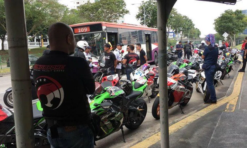 Motorcyclists part of wedding convoy stopped by police at Pasir Ris Dr 12, 7 issued with summonses