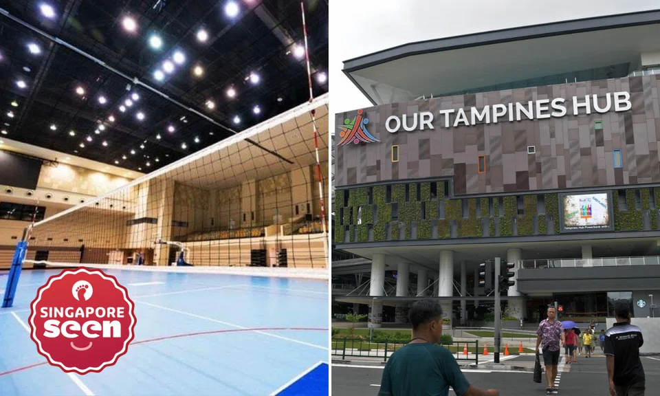 Our Tampines Hub, restricted area trespass, ceiling damage