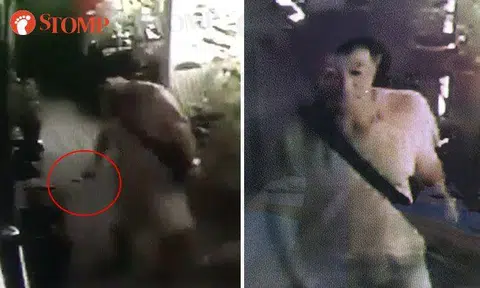 Video: Man caught swapping out slippers for Geylang Bahru resident's