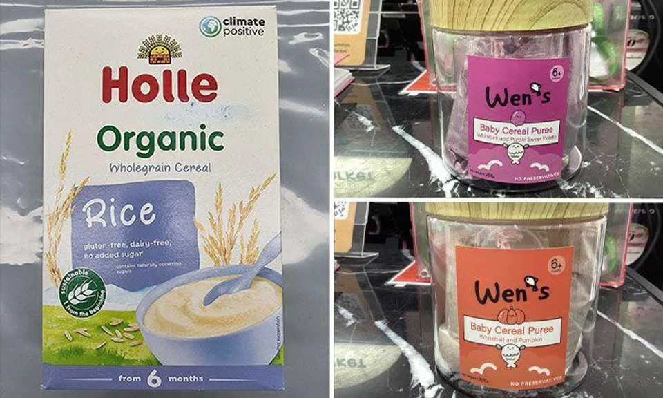 SFA recalls baby food for excessive levels of arsenic