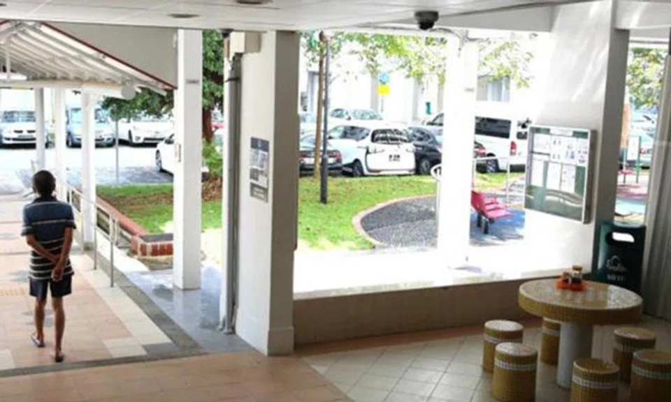 The suspect told officers he was injured by an unlicensed moneylender at the void deck of Block 234 Hougang Avenue 1. 