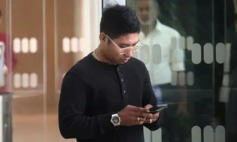 Mohammad Hafizudin Hanapiah was sentenced to three months and two weeks’ jail after he pleaded guilty to a graft charge. Photo: The Straits Times