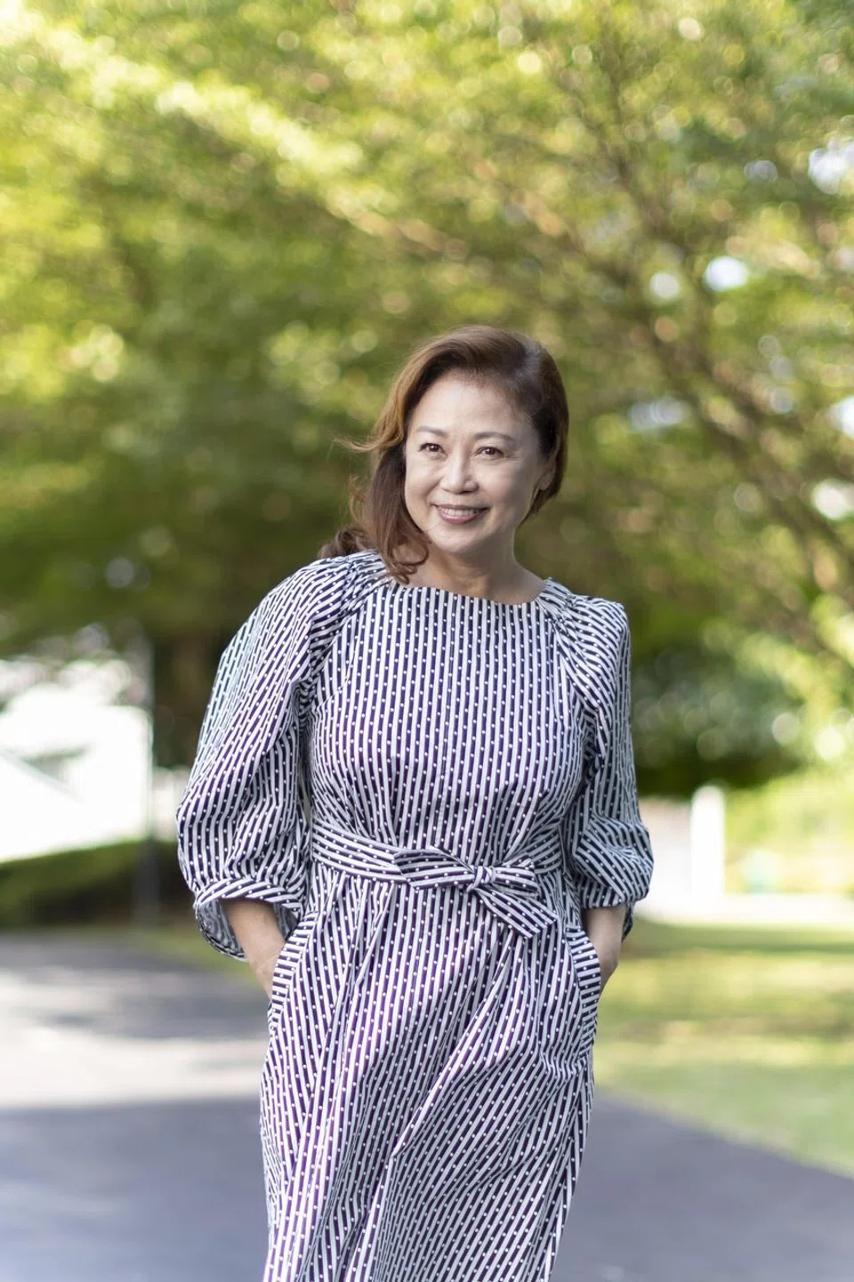 Singaporean actress Xiang Yun at the Mediacorp Campus on June 26.