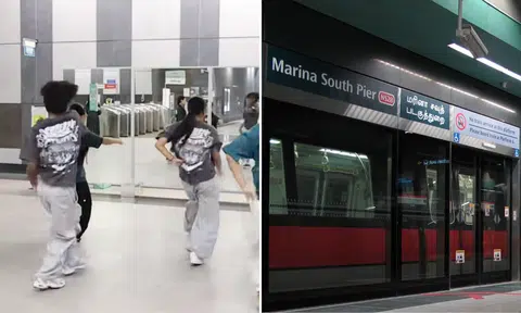 Marina South Pier MRT station opens free dance area with mirrors