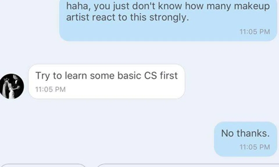 Cheapskate couple ask makeup artist to work for free, accuses her of being arrogant when she refuses