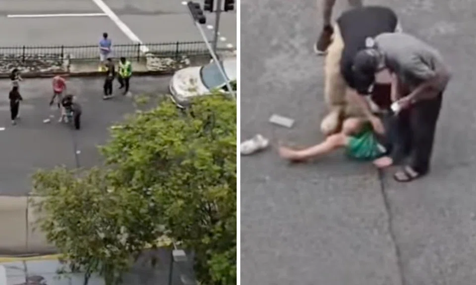 passers-by move boy involved in choa chu kang traffic accident
