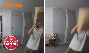 Delivery man throws parcel at Bukit Batok doorstep