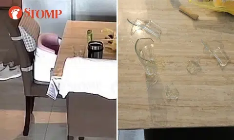 CCTV shows Ikea glass shattering near baby seat: 'What if my baby was there and it exploded?'