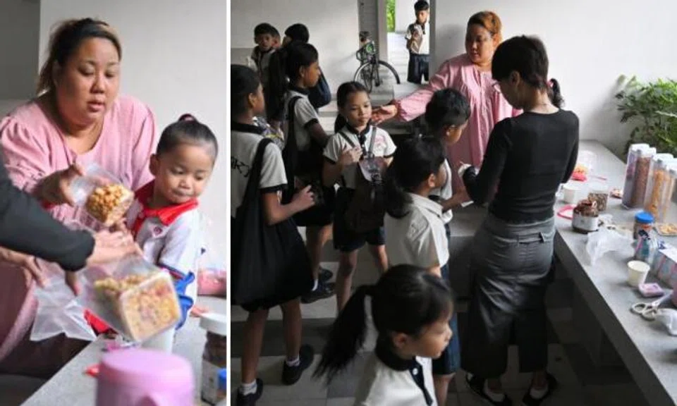 Mum of 6 earning about $3k a month from 3 part-time jobs starts free breakfast club for kids in Ang Mo Kio