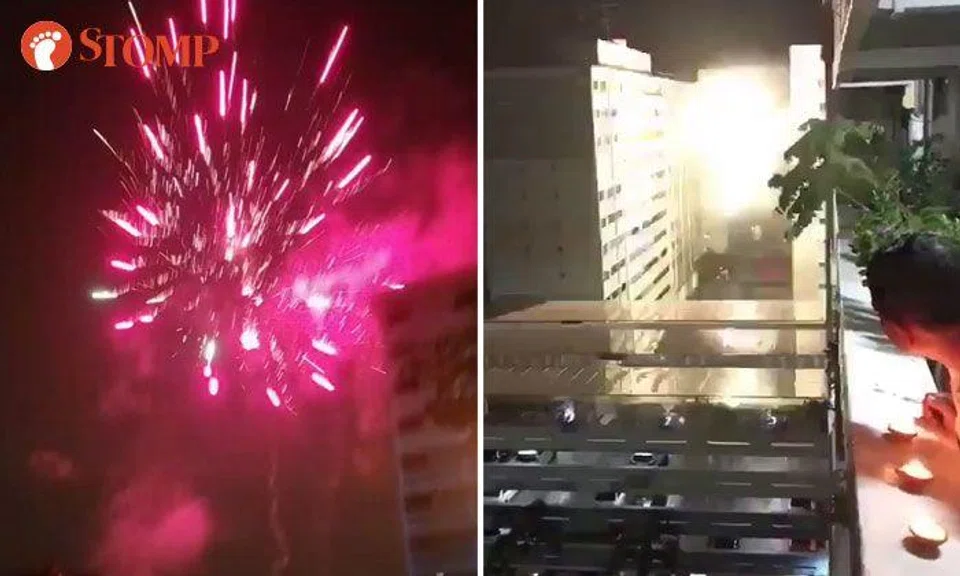 Police investigating discharge of fireworks at Jalan Rajah and Jurong West