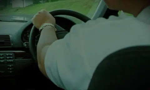 Man, 70, drove away to flee nagging wife banging on car door, she fell and is now bedridden