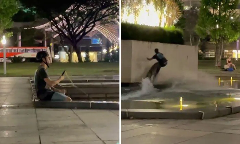 Police looking into case of man "surfing" at War Memorial Park