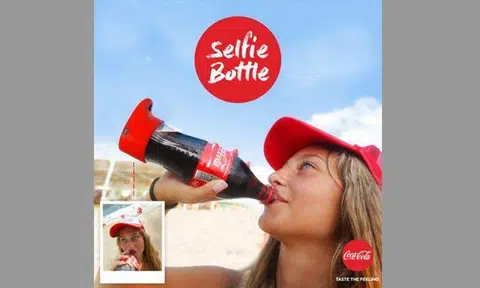 Take a picture every time you have coke with Coca-Cola’s new ‘selfie bottle’ 