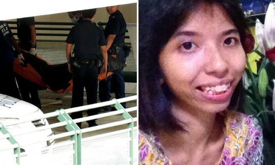 Syed Maffi Hasan was convicted of murder after he conceded that he had flung part-time waitress Atika Dolkifli (right) down a multi-storey carpark after a dispute over a phone she had lent him. PHOTOS: LIANHE WANBAO, COURTESY OF DOLKIFLI SHARIFF