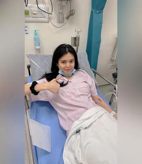 Kimberly Chia has been discharged from hospital after one night of observation.