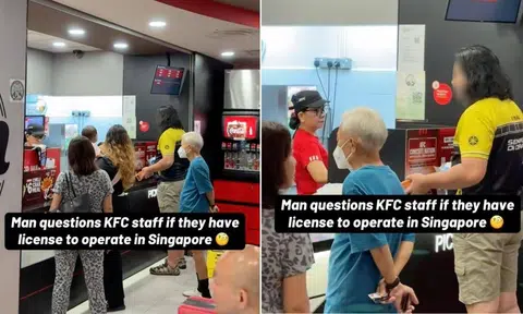 Angry customer berates KFC staff, demands to know if they have licence to operate in S’pore