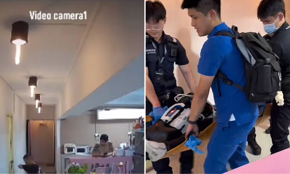 Mr Leonard performed CPR on the locksmith for 20 minutes before authorities took over upon arrival.