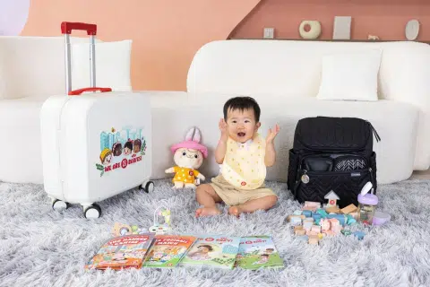 Gifts for babies born this year: Toys, backpack, photobook, trolley bag, parenting journal