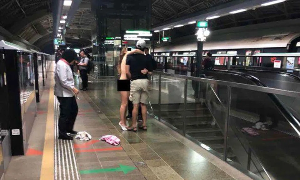 Naked woman, 35, at Pioneer MRT Station arrested