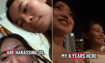 two women harassed