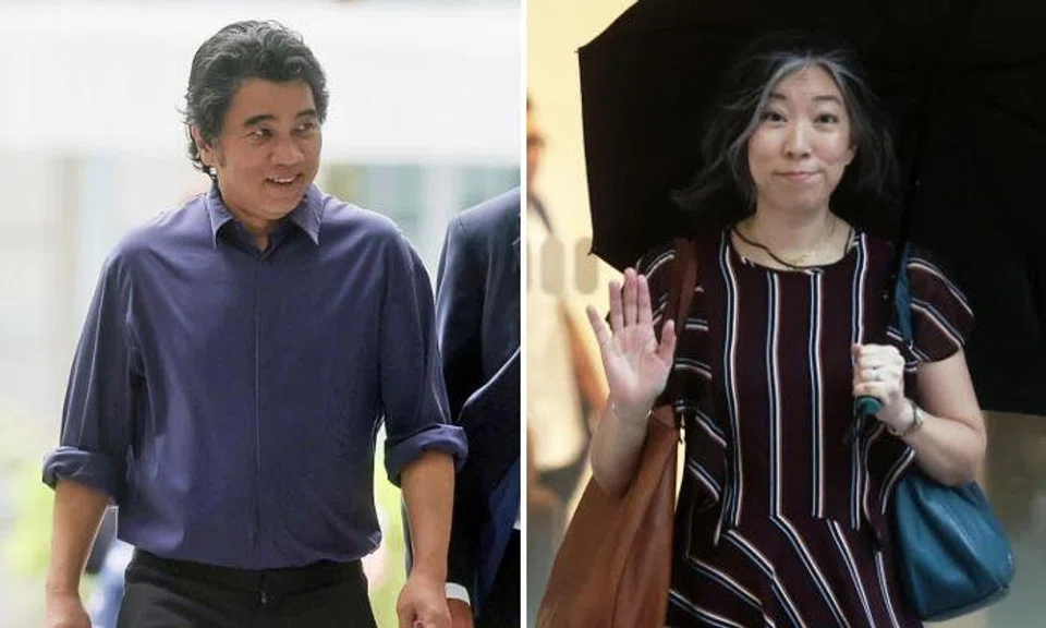 On the witness stand on Sept 4, Corrine May rejected the notion that Ken Lim would have said she was an unsuccessful musician and kindergarten teacher. Photos: The Straits Times