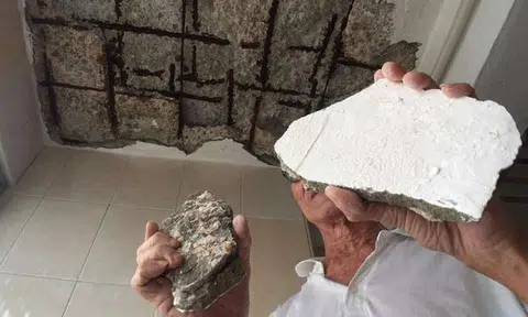70-year-old woman almost hit by 'mahjong table'-sized concrete slab in Marine Terrace flat