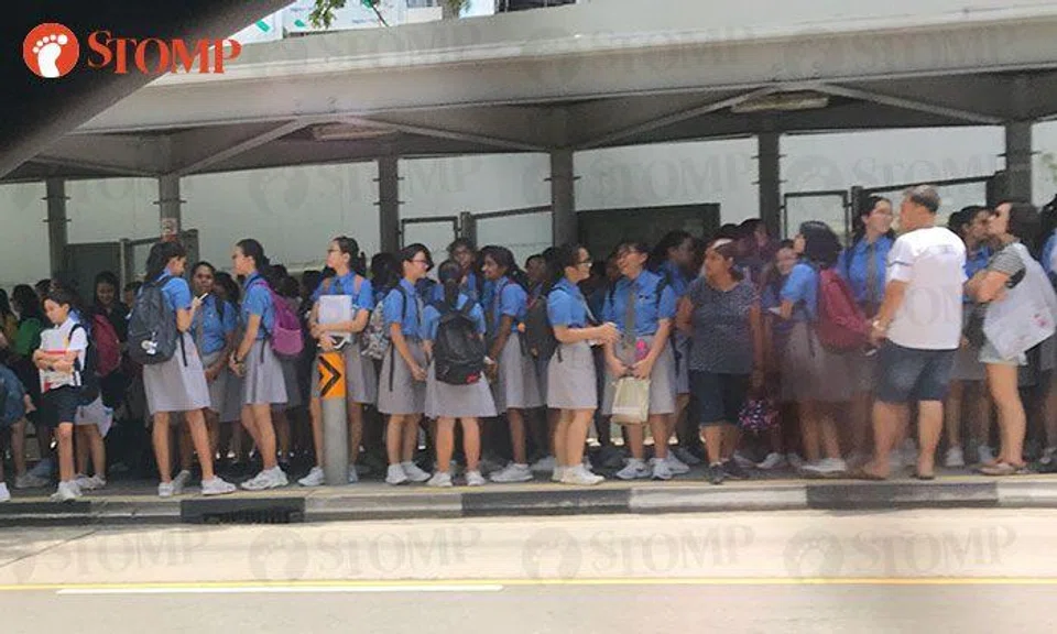 Concerned citizen: Bus stop filled to brim with students an 'accident waiting to happen' 