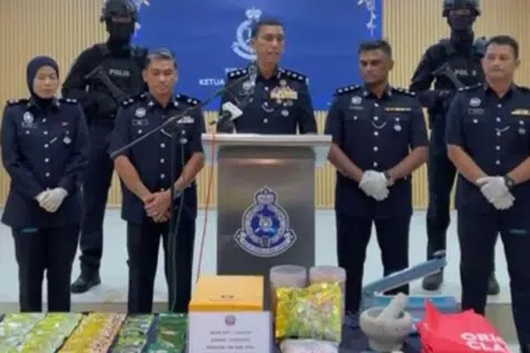 More than 3-in-1: Father and son arrested in Johor for selling ecstasy in powdered sachets