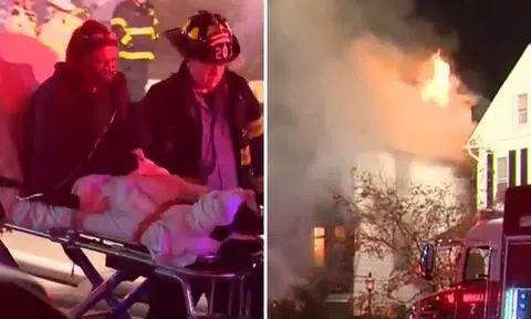 Right: Mother, Ms Katie Malone Photo from Reuters