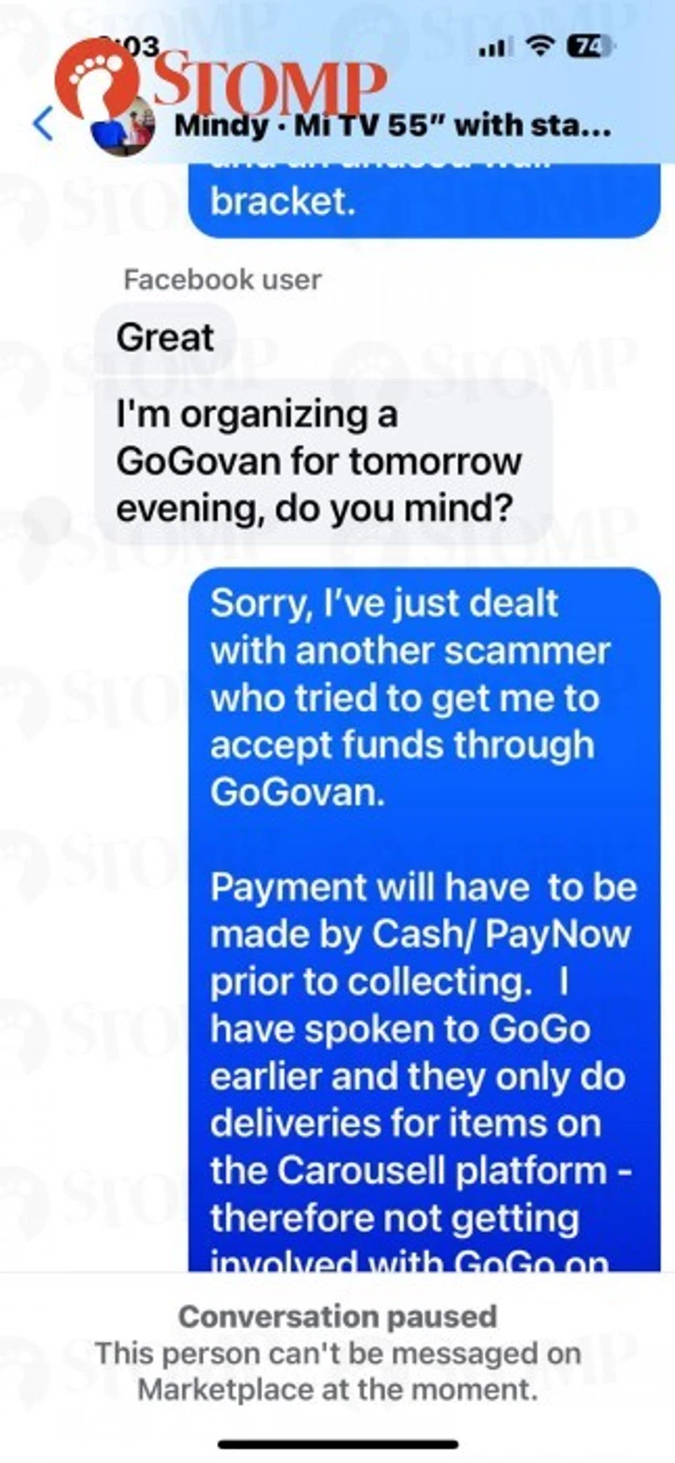 facebook scam