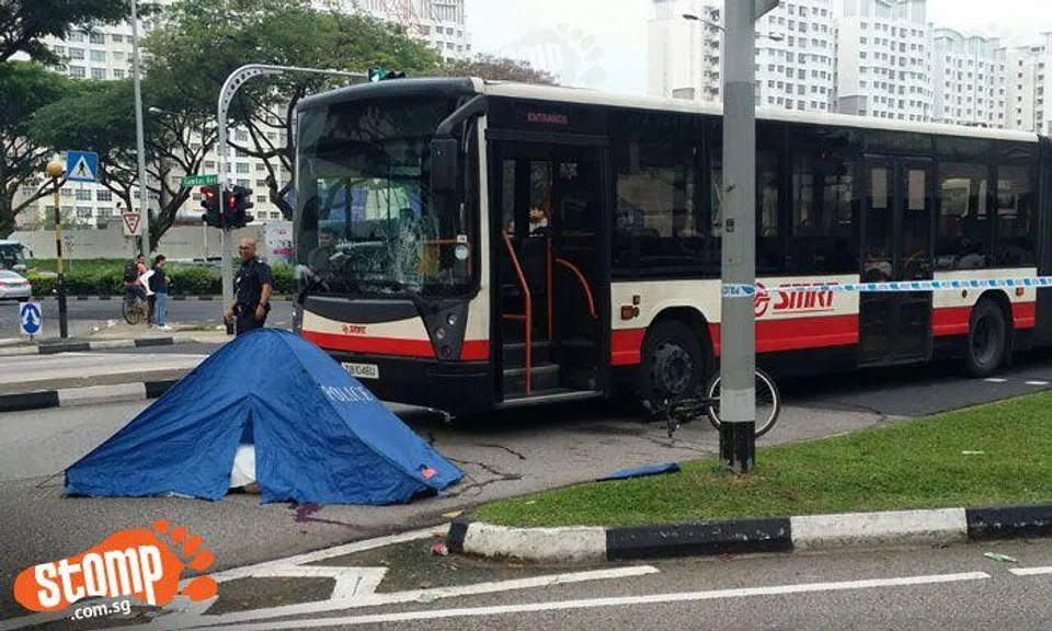 44-year-old cyclist dies after accident with bus at Woodlands Ave 9