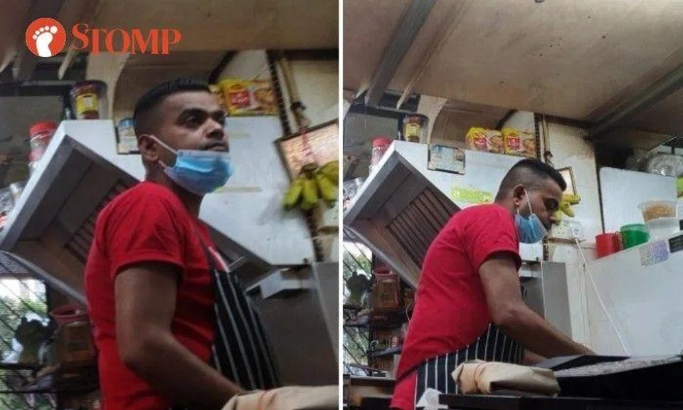 SFA takes action against Ghim Moh Road prata stall after staff seen 'using same hand to handle raw and cooked food'