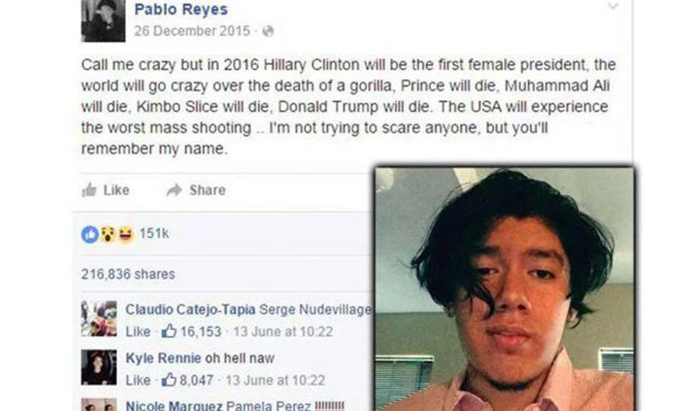 Facebook user trolls the world with his 'eerily accurate 2016 predictions'