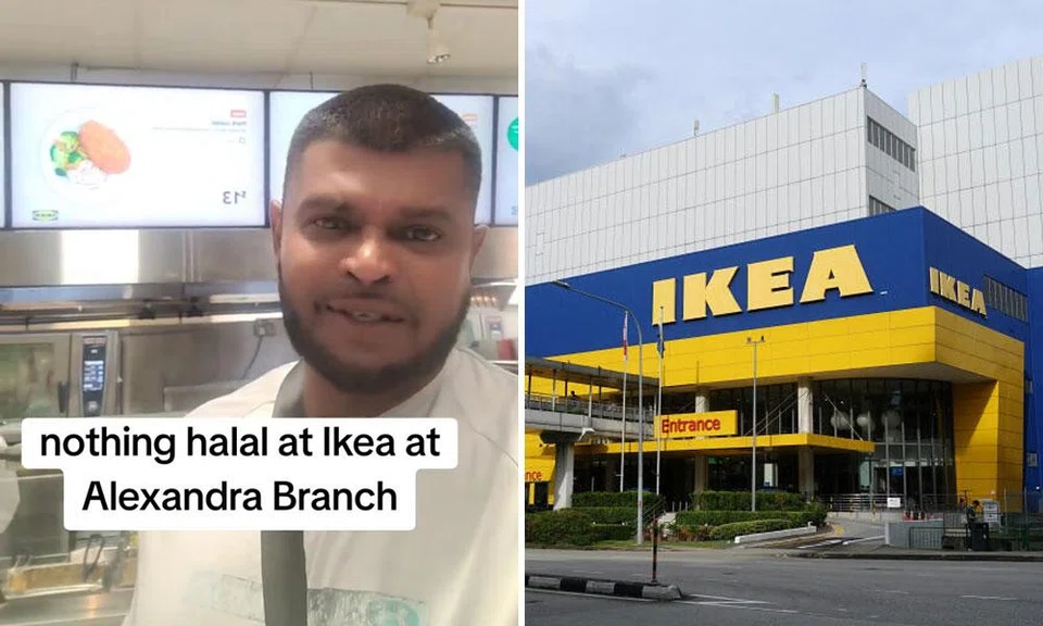 man slams ikea alexandra for no halal food 