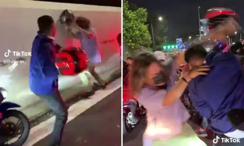 The police received a report of the video of the incident believed to have taken place on April 28 April.