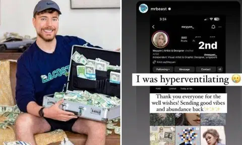 S'porean woman 'hyperventilating' after winning US$10,000 in MrBeast's giveaway