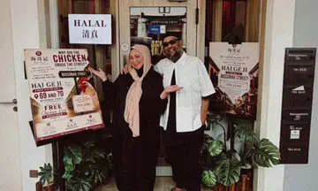 Local celebrity couple Sheikh Haikel and his wife Anna Belle Francis opened the restaurant in North Bridge Road in 2024.
