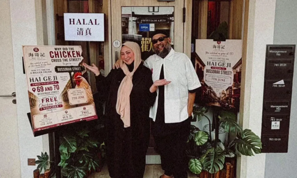 Local celebrity couple Sheikh Haikel and his wife Anna Belle Francis opened the restaurant in North Bridge Road in 2024.