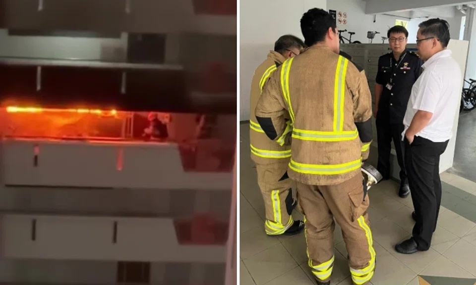 An elderly woman was found dead after a fire broke out in a flat at Block 692A Choa Chu Kang Crescent on Sept 24 morning.