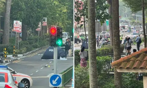 Elderly pedestrian killed by minibus in Holland Village, 74-year-old driver arrested